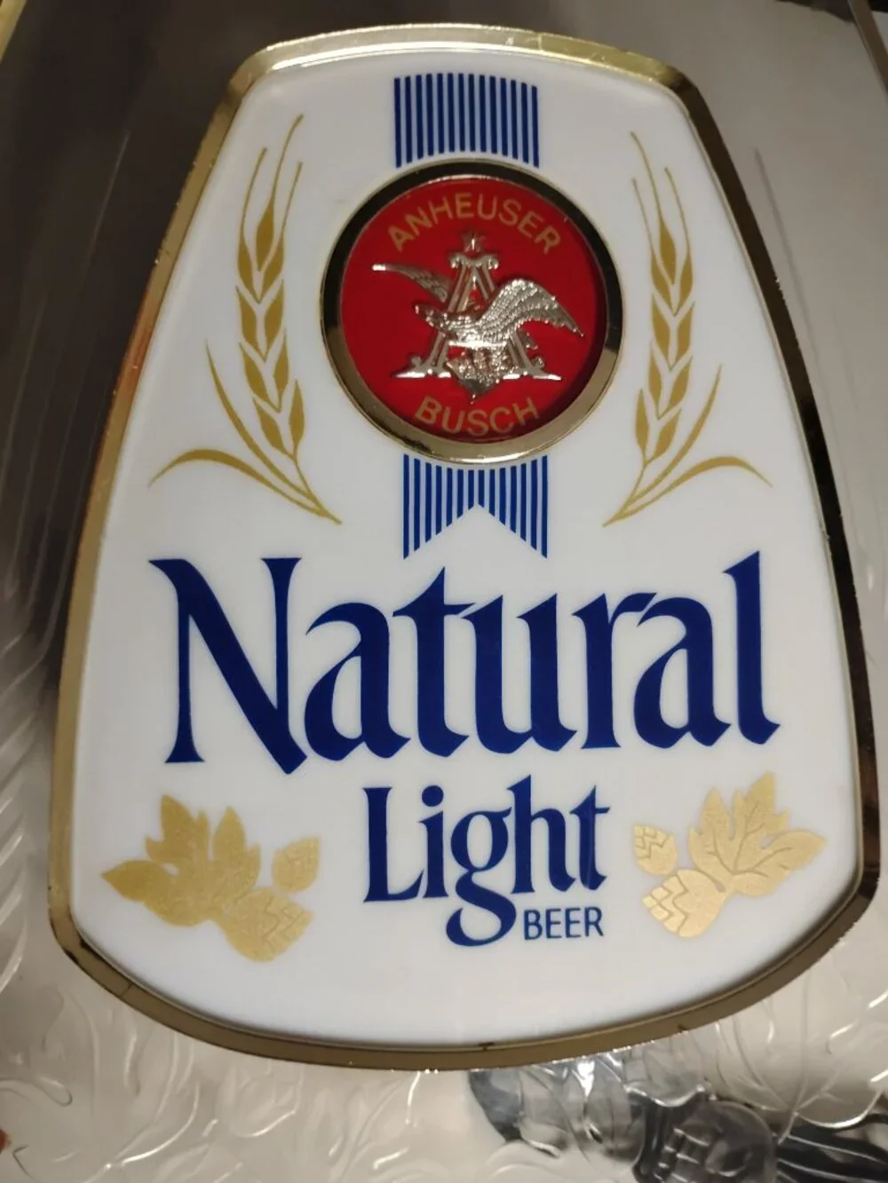 Anheuser Busch Natural Light Beer Lighted Sign